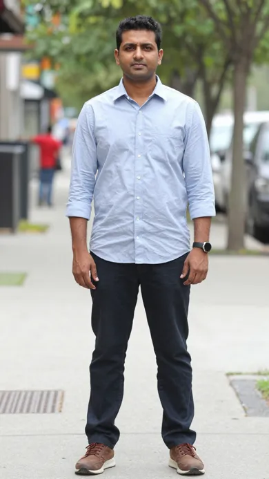 Good photo: Full body, facing the camera